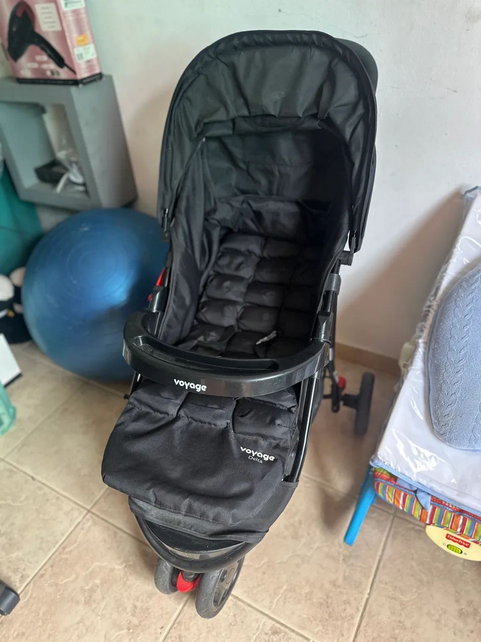 Carrinho de Bebê Voyage Delta 3 Rodas - Ótimo Estado - Foto 2