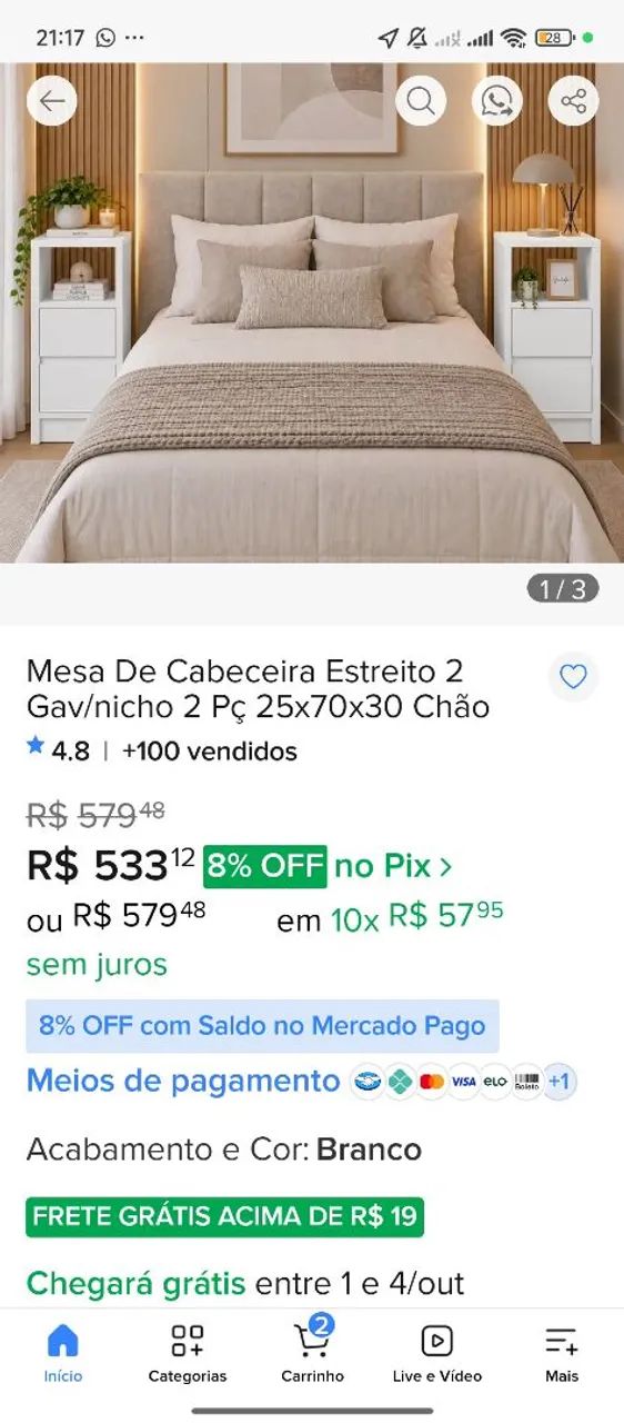 Kit cabeceira 