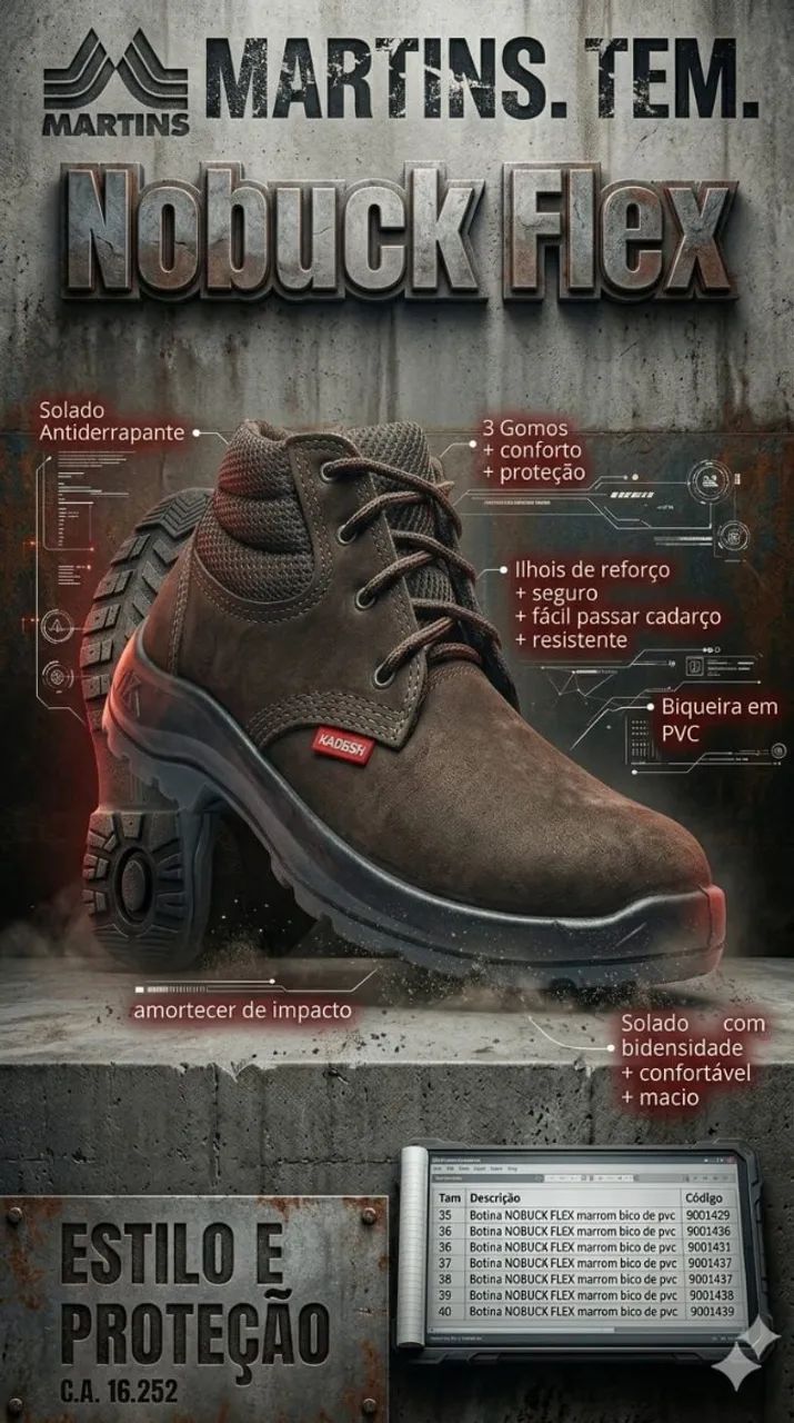 Compre botas modernas para sua loja na nossa distribuidora Martins  - Foto 3
