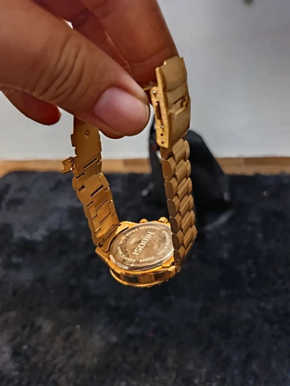 Relógio Dourado Nibosa - Foto 5