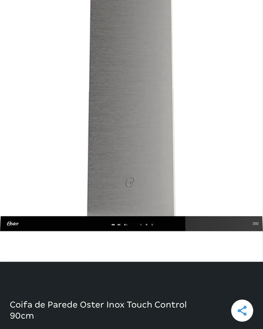 Coifa de Parede Oster Inox touch 90 cm - Foto 3