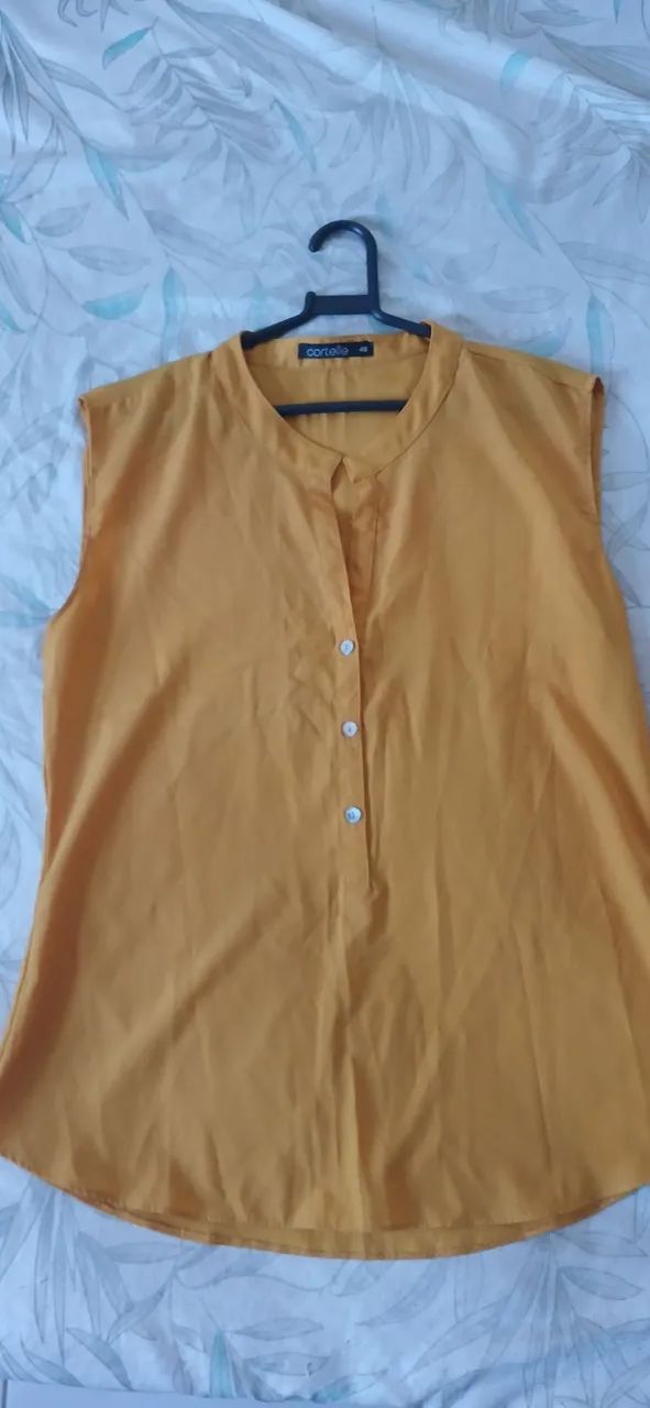 Blusa regata feminina social 