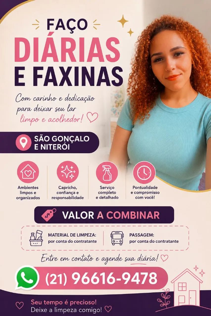 Diaristas e faxina 