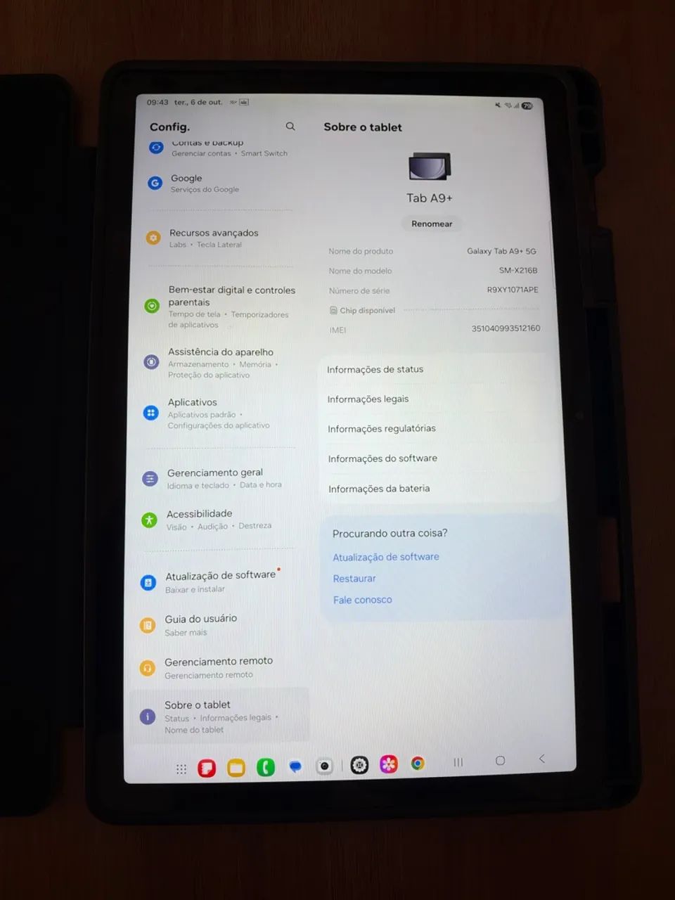 Tablet A9+5G SAMSUNG  - Foto 3