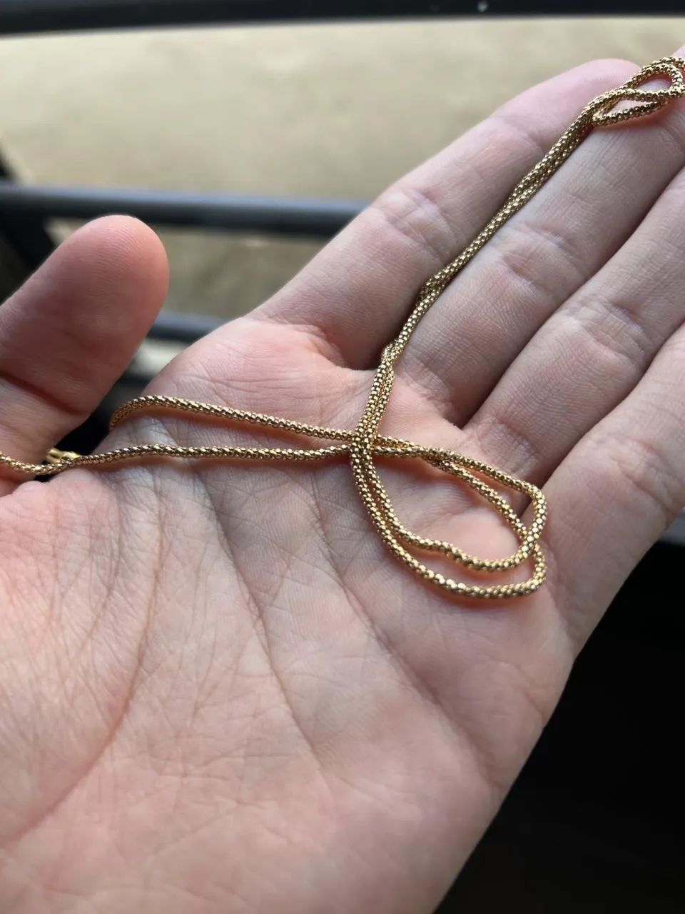 Corrente pipoca italiana 60cm,5.5g 75k. - Foto 3