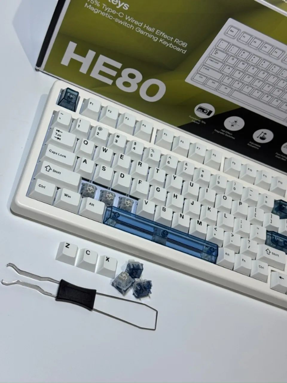 Teclado Magnético Epomaker HE80 [Novo] - Foto 5