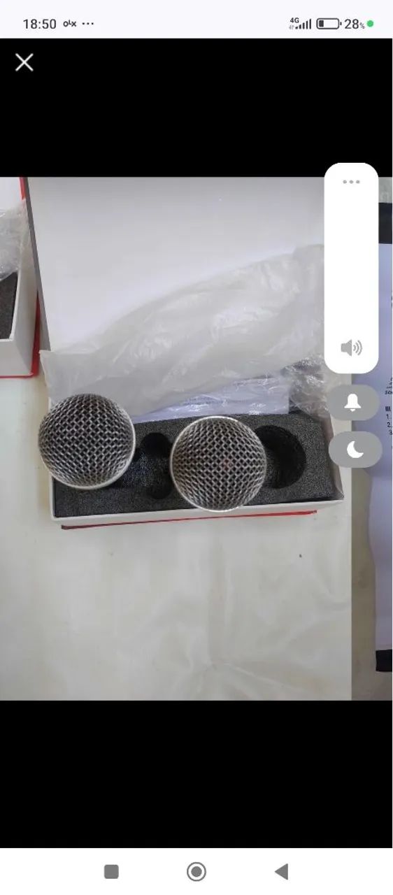 Par microfone sem fios mxt-M58 original semi-novos  - Foto 2