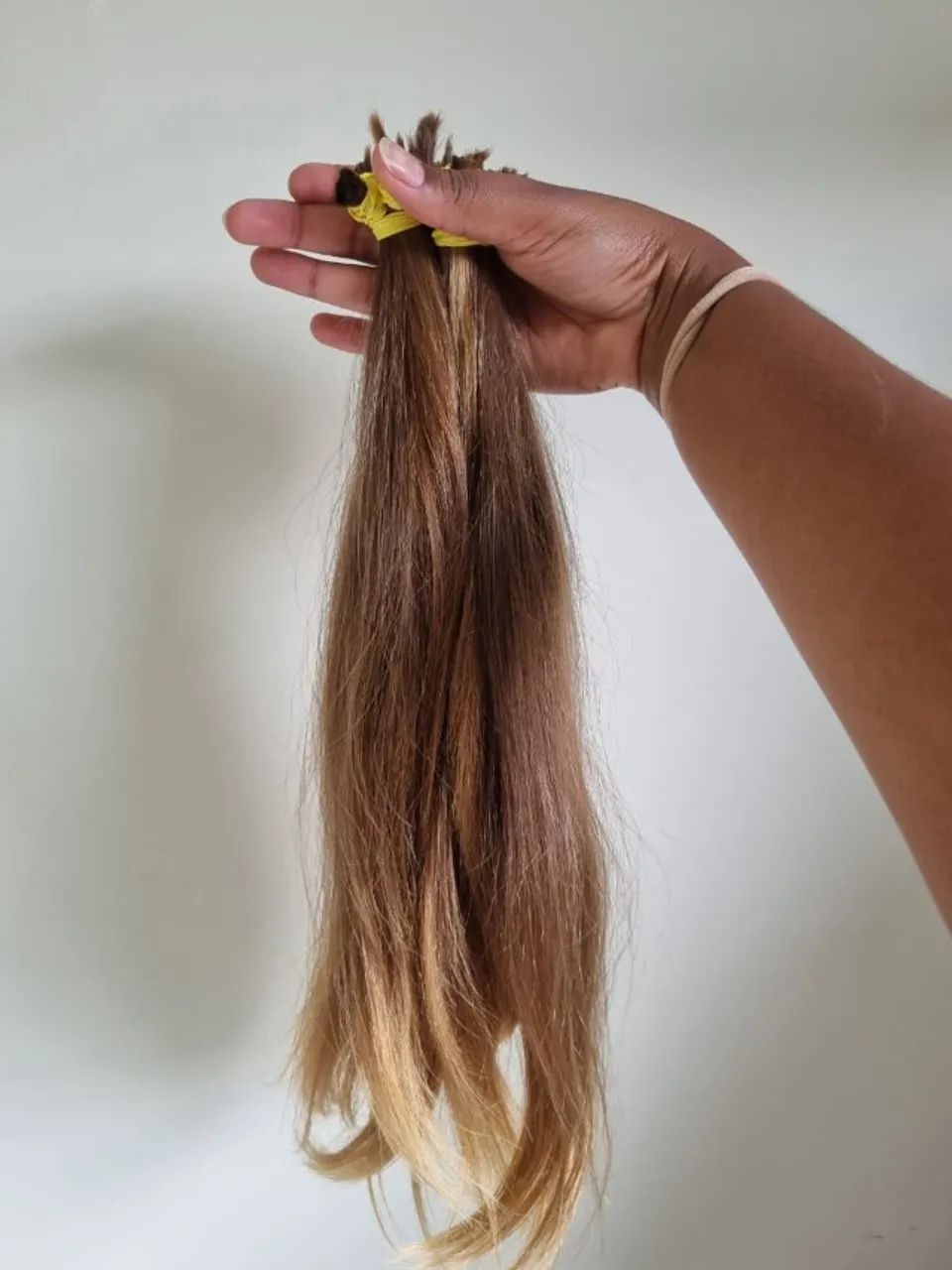 Cabelo Humano Loiro Natural Virgem Sem Química