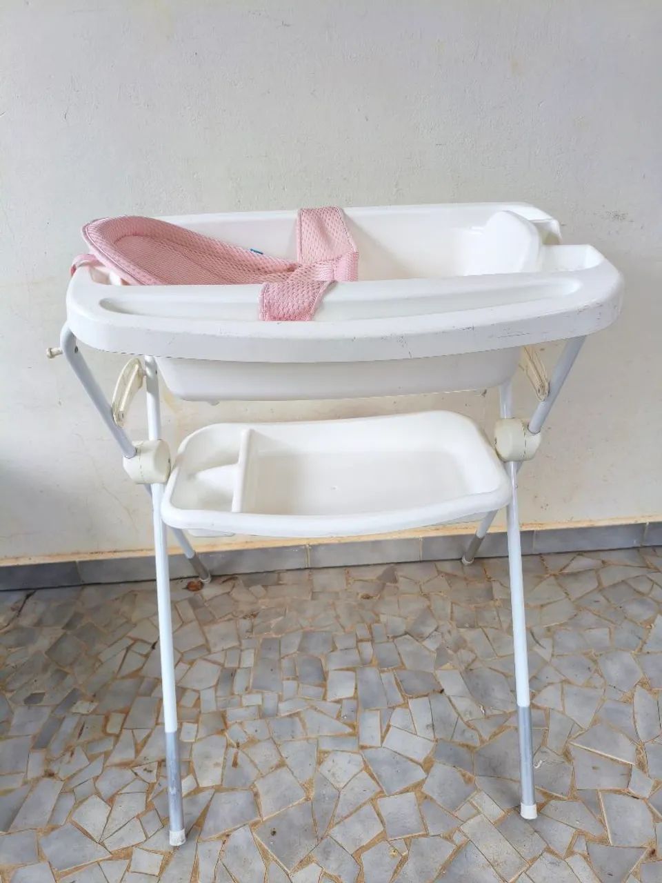 Banheira com suporte e rede proteção da Buba - Foto 5