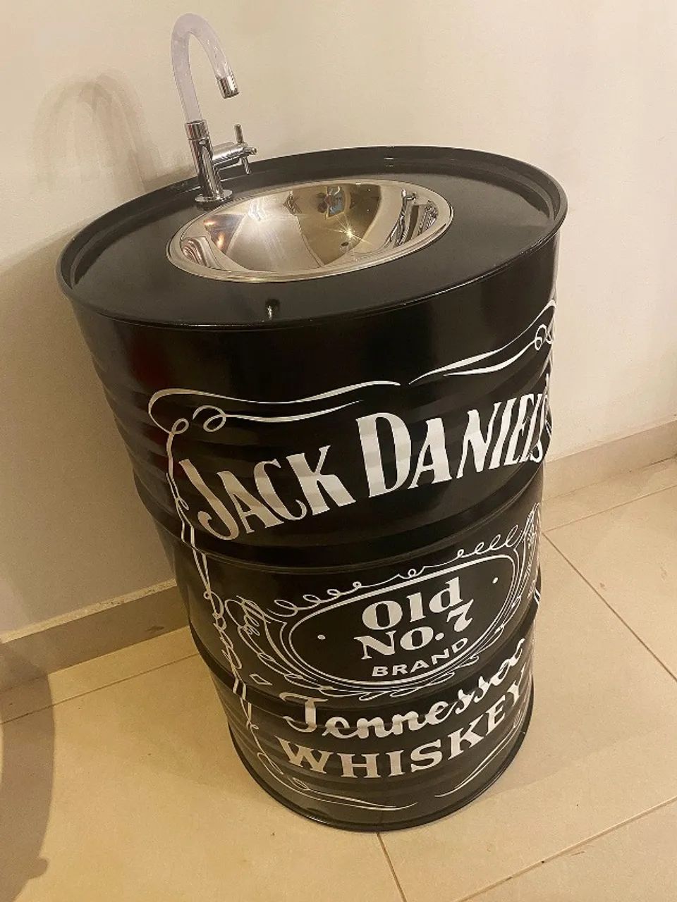 Tambor Pia / Lavatório Completo Personalizado Jack Daniels - Foto 2