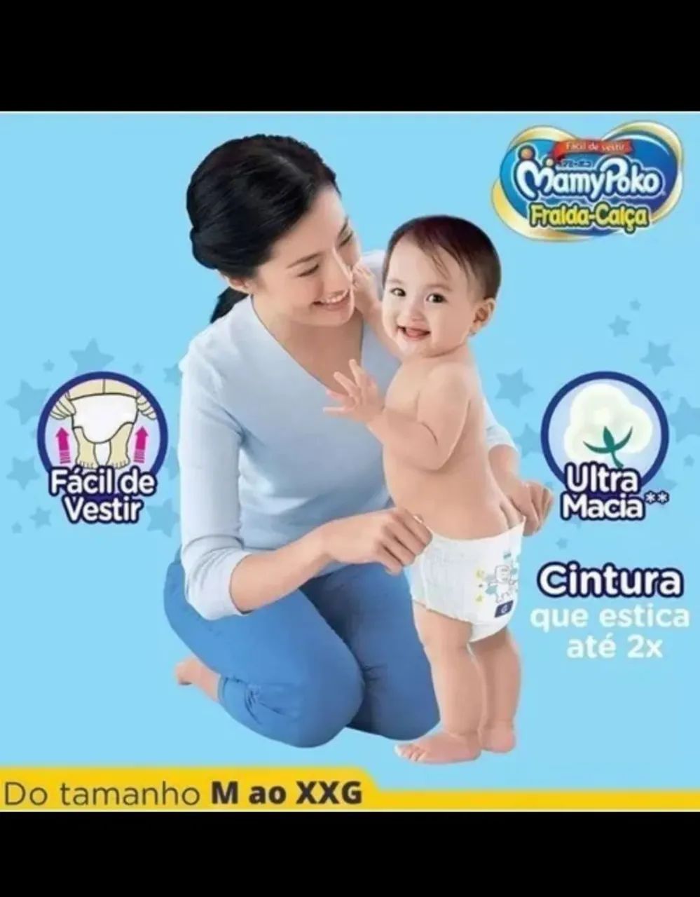 Fralda descartável mamypoko  - Foto 3