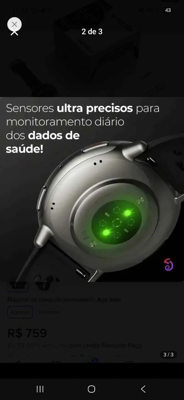 Relogio amazfit active 2  - Foto 2
