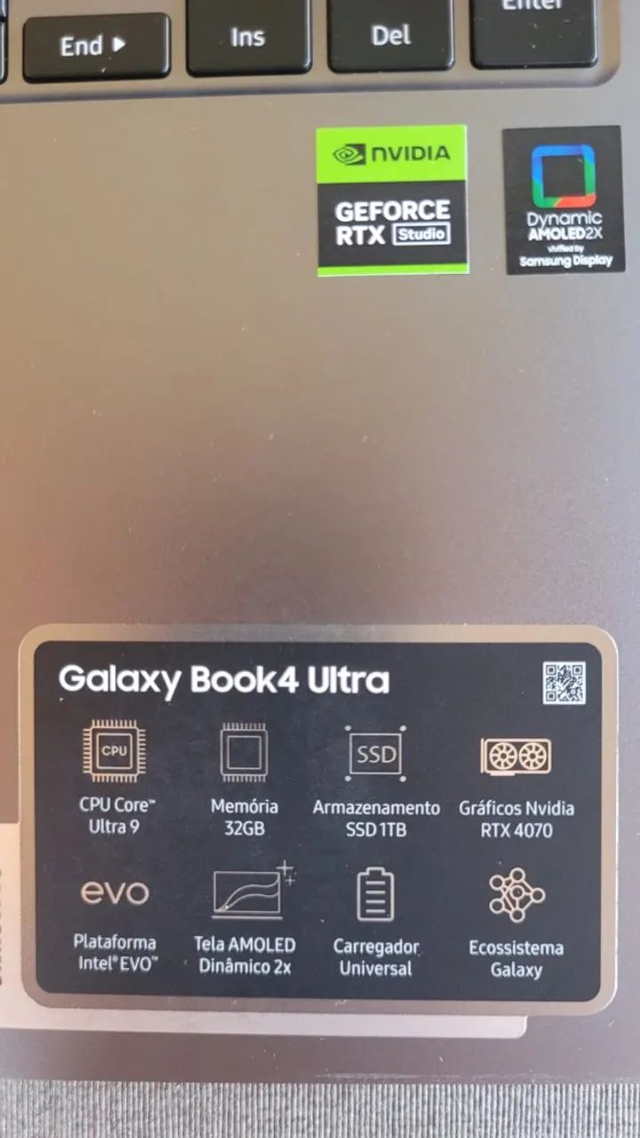 Notebook Galaxy Book4 Ultra Intel Core Ultra 9 185H - Foto 2