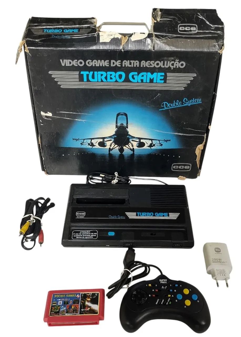 Turbo game CCE com caixa original 