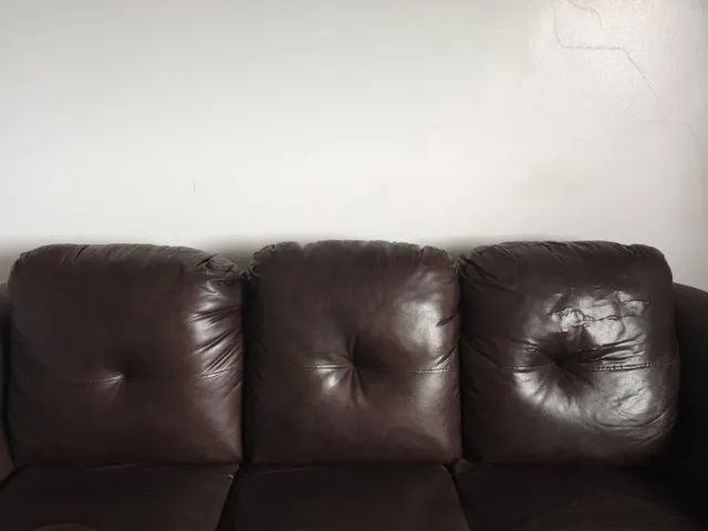 Sofá de 3 e 2 lugares (couro artificial) - Foto 5