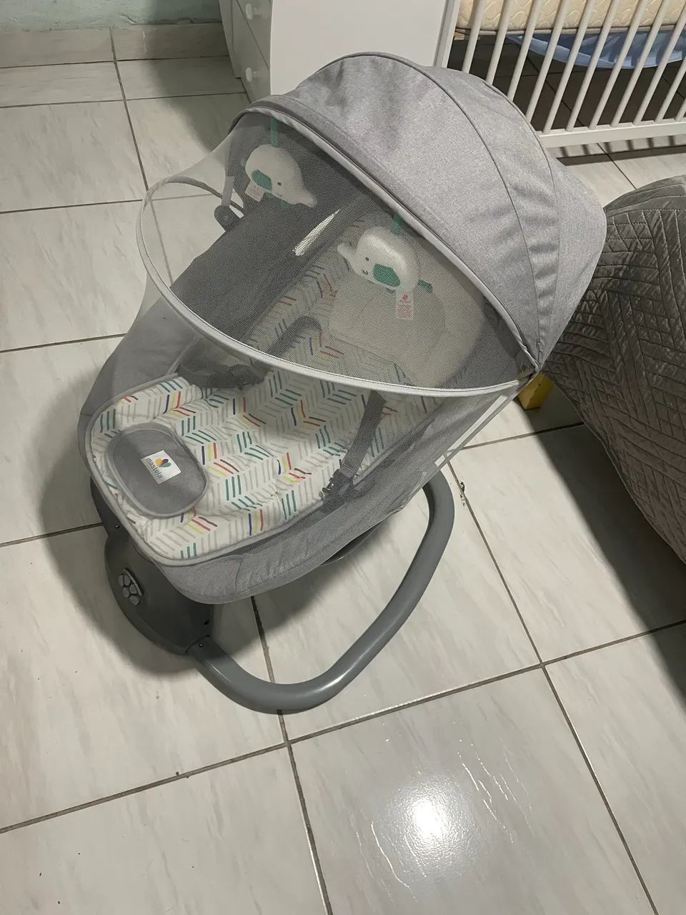 Cadeirinha de balanço bivolt com Bluetooth  - Foto 2