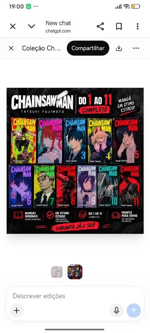 Mangá chainsaw 