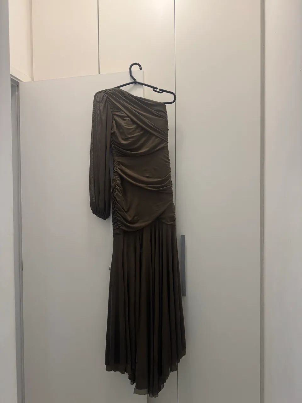 Vestido de festa marrom  - Foto 3