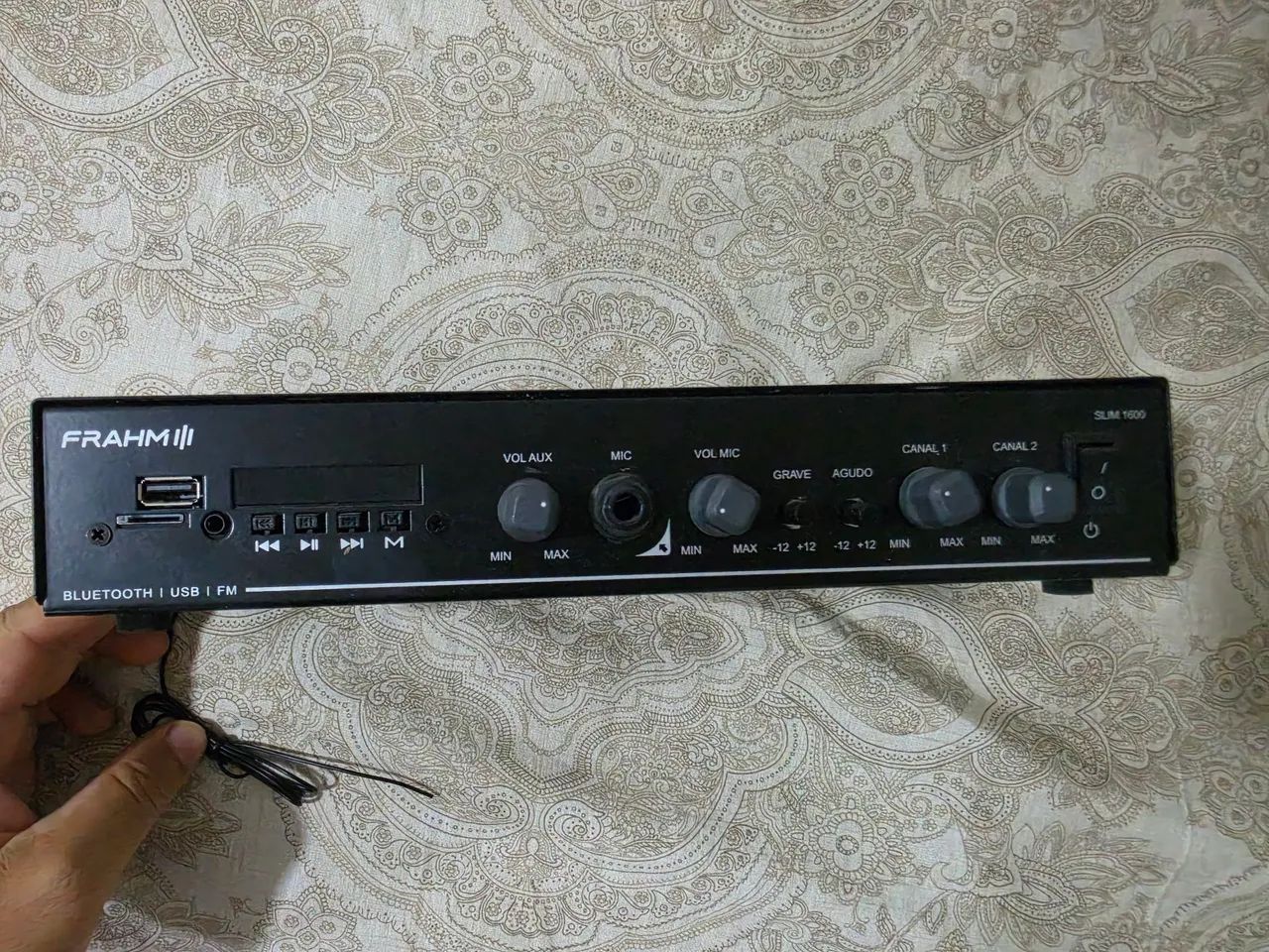 Amplificador Receiver Frahm Slim 1600 G5