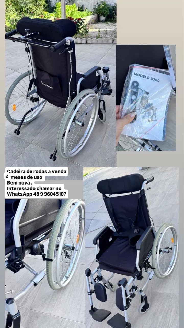 Cadeira de rodas  - Foto 2
