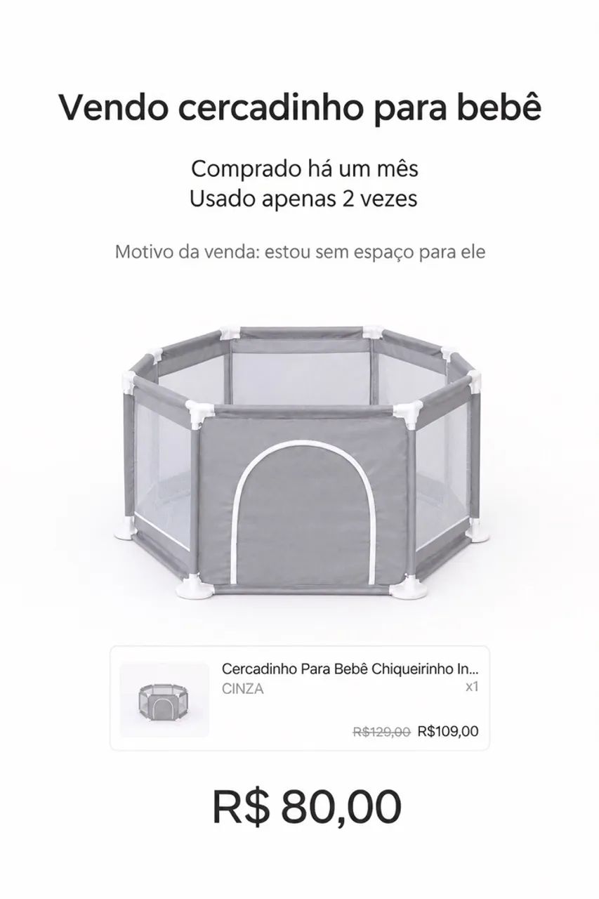 Cercadinho de bebê 