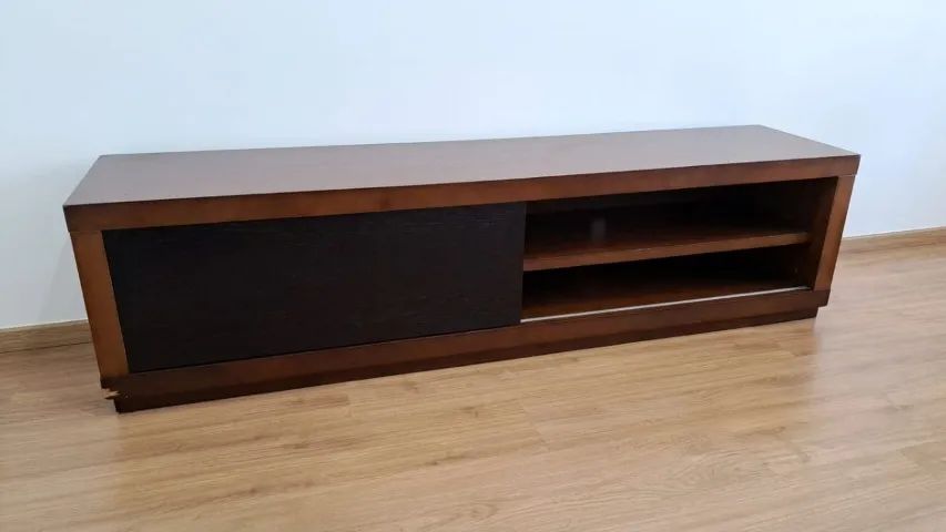 Vendo Rack de madeira na cor Tabaco 2m X 45cm