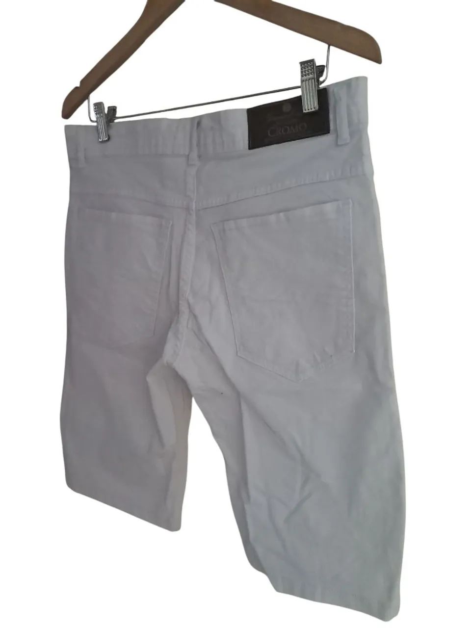 Bermuda Masculina Branca n°40 - Foto 2