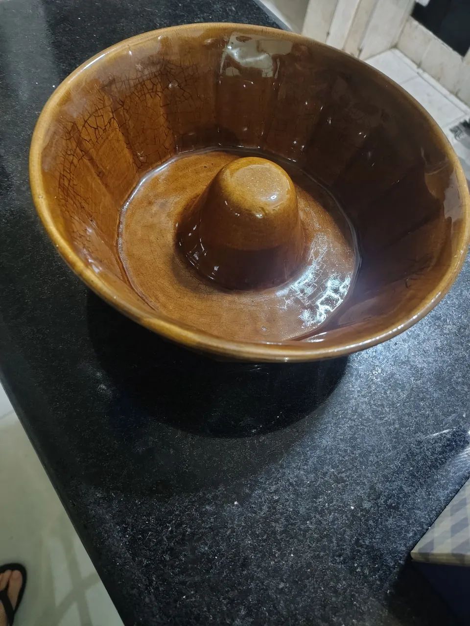 Forma de bolo cerâmica antiga - Foto 3