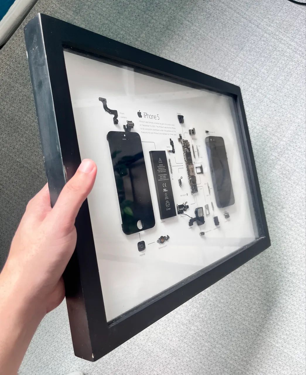 Quadro Grid Studio Iphone 5 - Decorações Para Casa - Santa Cruz