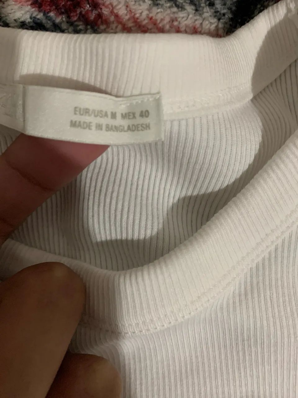 Camiseta Canelada Branca - ZARA - Foto 3