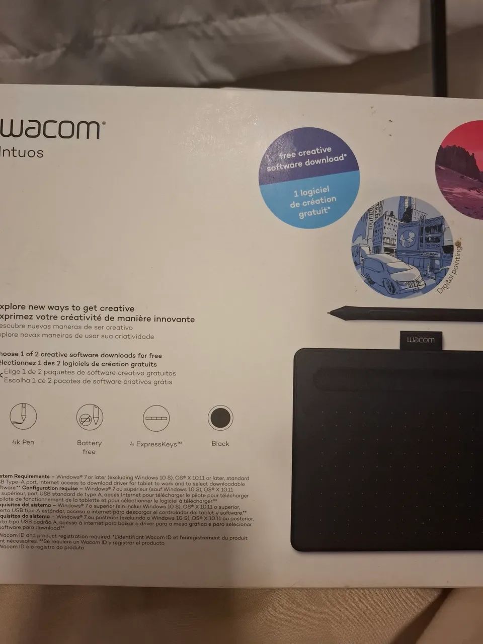 Mesa Digitalizadora Wacom Ctl4100446520458677463041