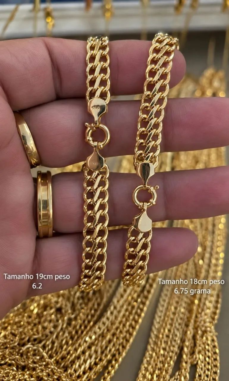 Pulseira Lacraia em Ouro 18K. Ocada