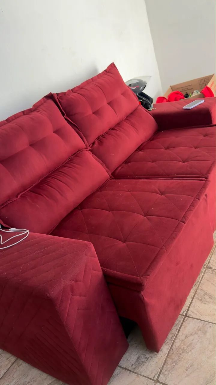 Vende-se sofá retrátil 2 lugar 