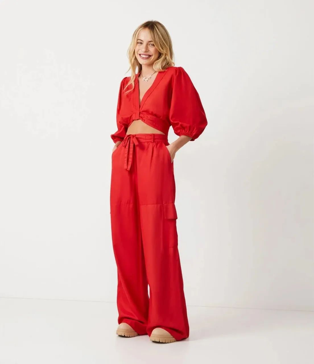 conjunto renner vermelho