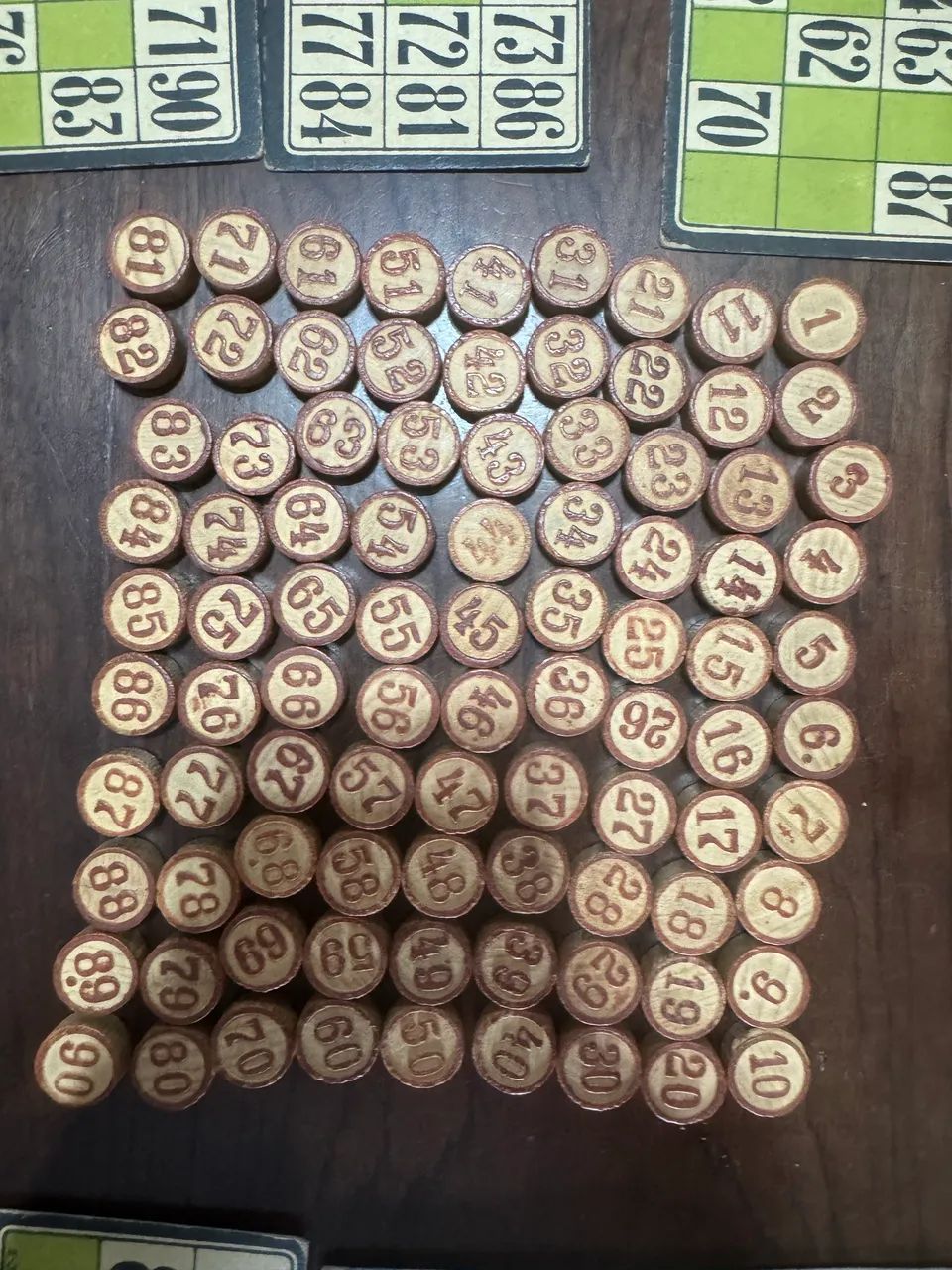 Jogo de bingo anos 60.  - Foto 2