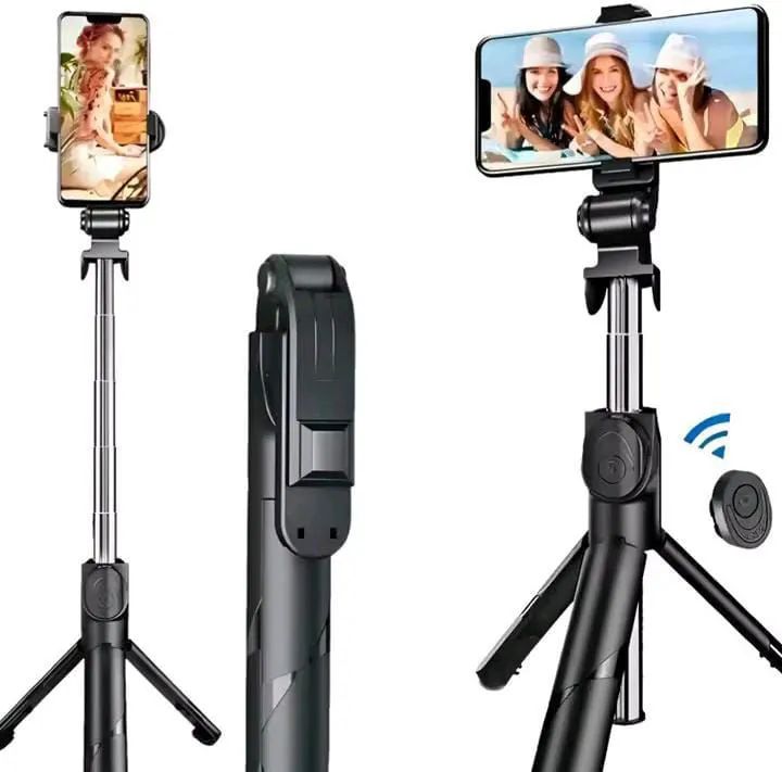 Bastão Pau de Selfie Com Tripé Retrátil e Controle Bluetooth - Foto 3