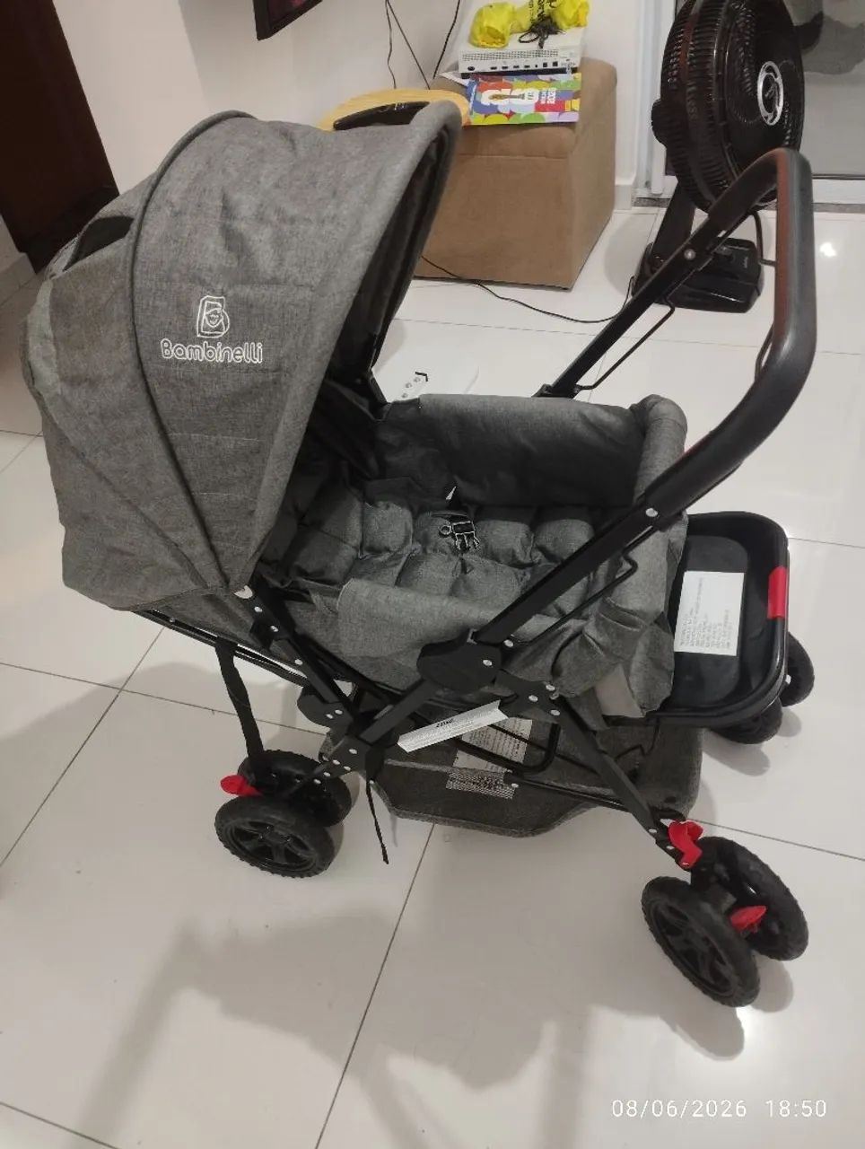 Carrinho de bebê Bambinelli - Foto 4