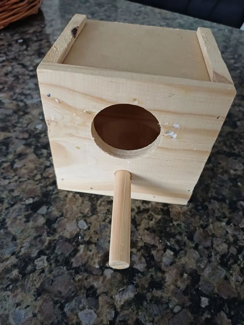 Ninho para pássaros pequeno porte