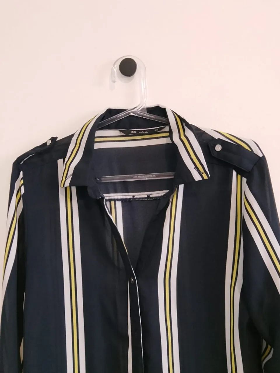 Camisa Listrada Viscose - Foto 2