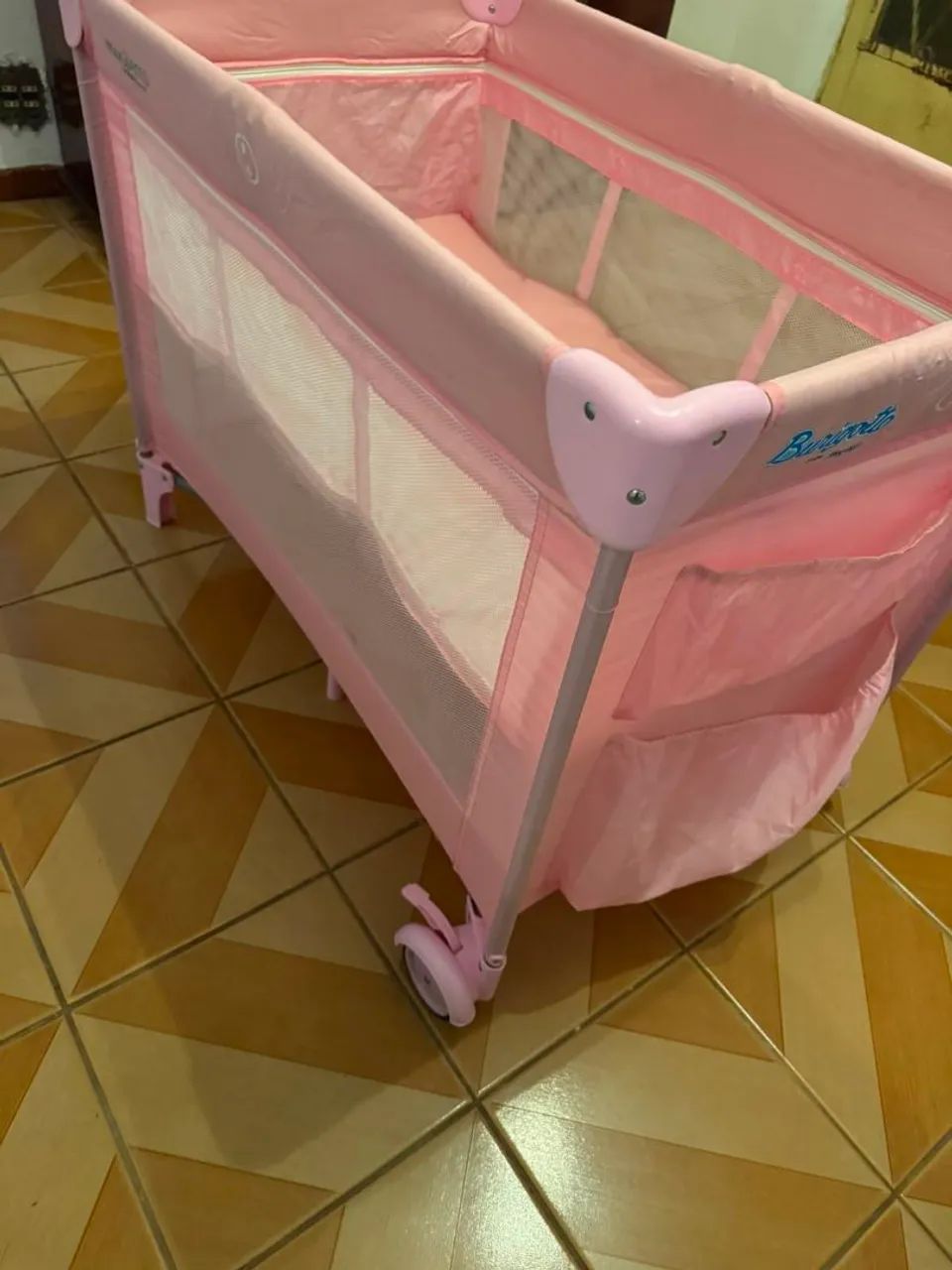 Berço Portátil Chiqueirinho Com Mosquiteiro