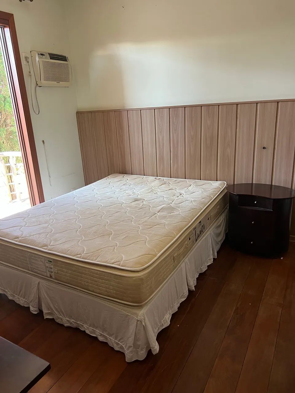 Kit box cama queen, colchão de mola 