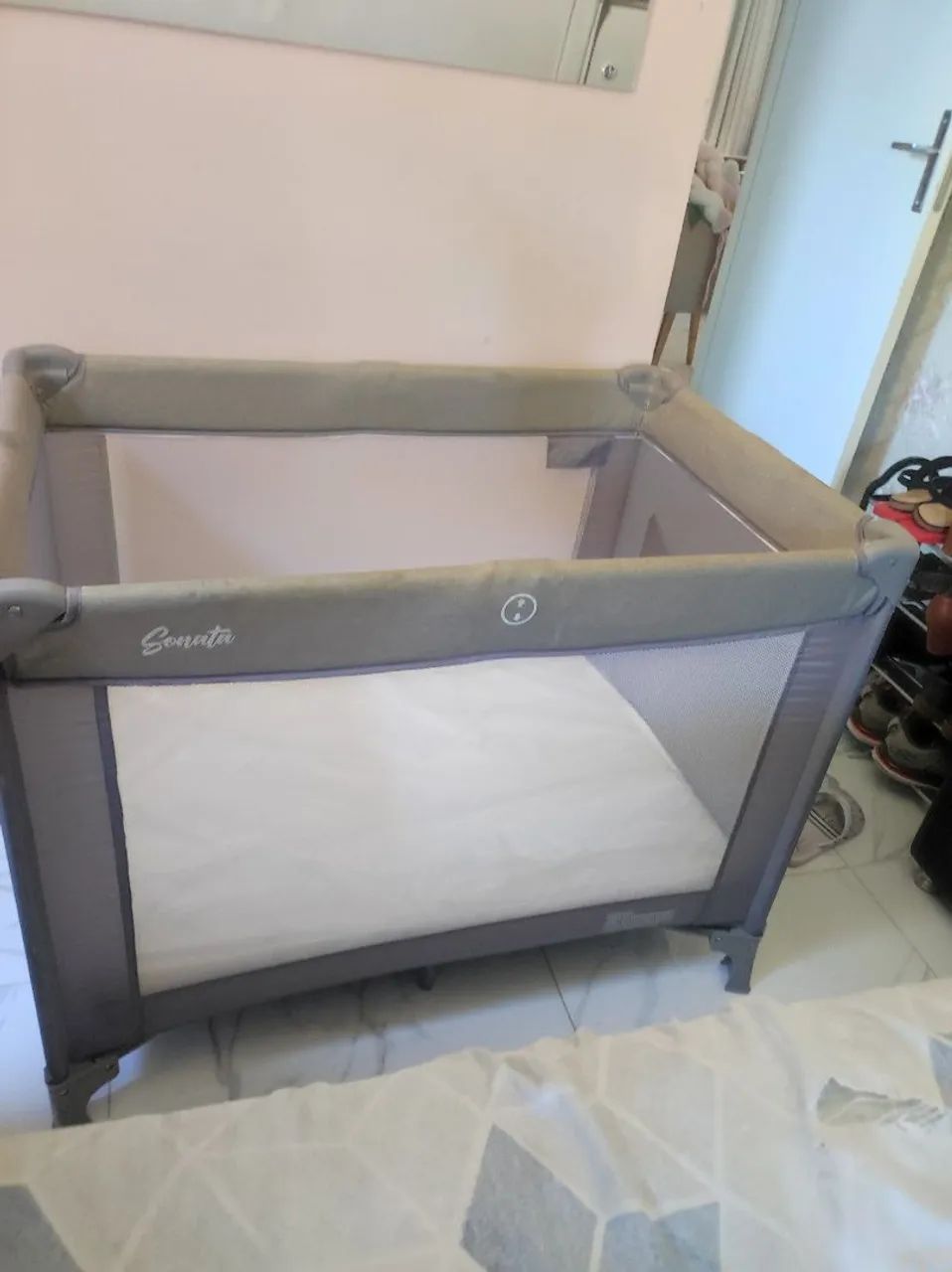 Berço Portátil com Colchão  - Foto 3