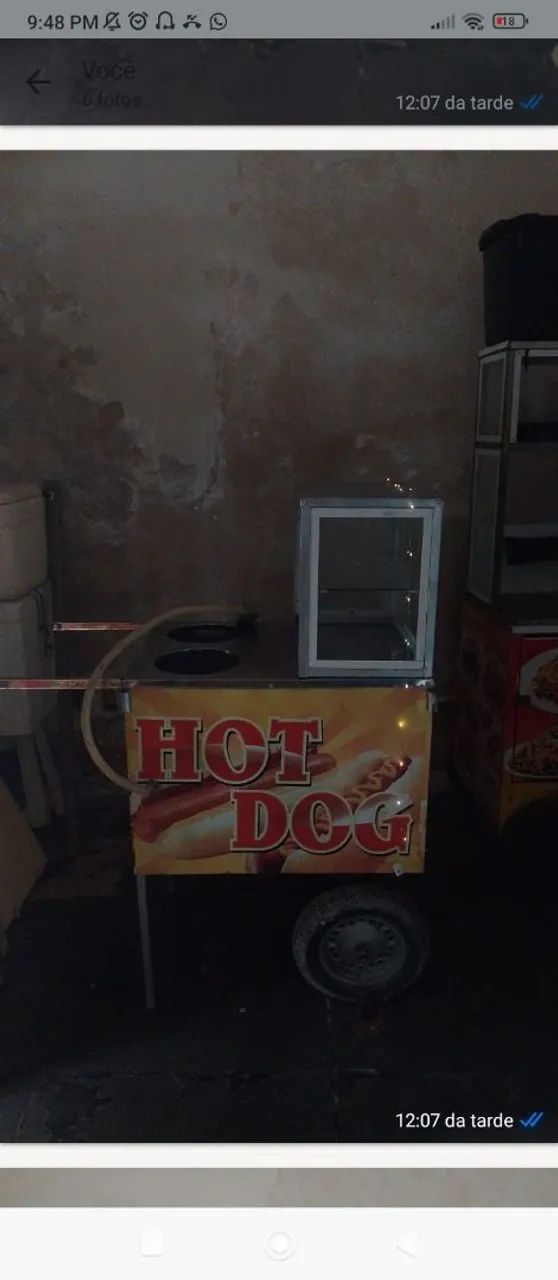 Aluguel de carro de cachorro quente 