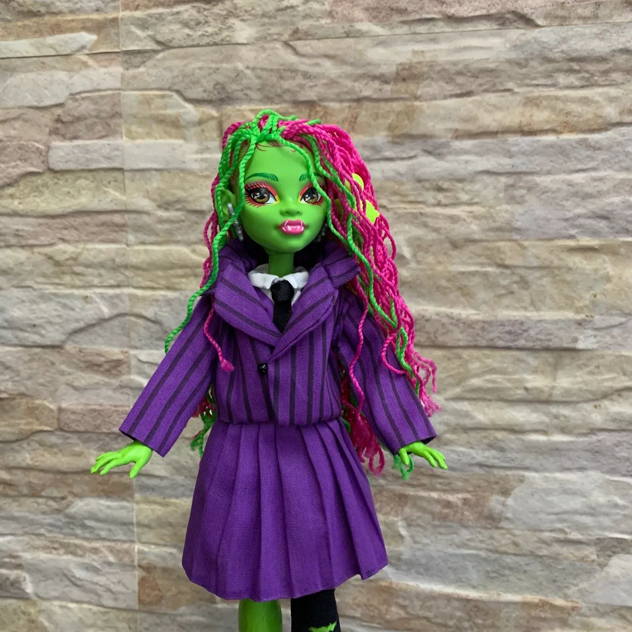 Roupinha Uniforme Escola Wandinha 