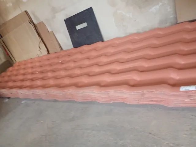 Telhas precon PVC 3,30X080 novas 