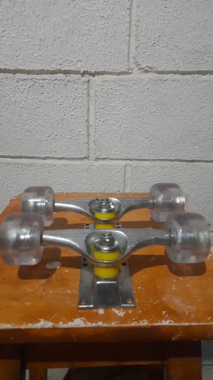 Caminhão alumínio novo para skate - Foto 2