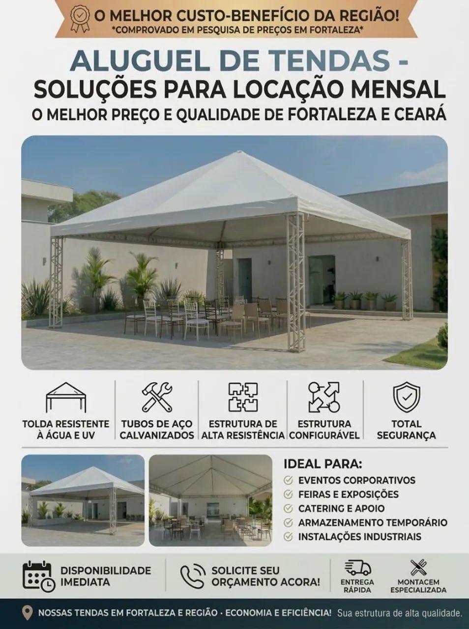 Tendas Profissionais: Alugue ou Compre com Melhor Preço!