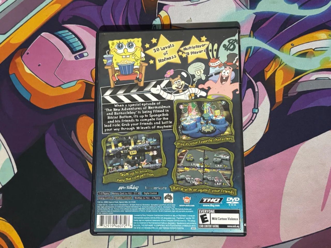Jogo Bob Esponja Lights, Camera, Pants! Original PS2 - Foto 3