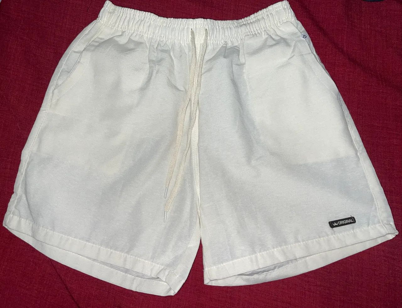 Bermuda de linho masculina