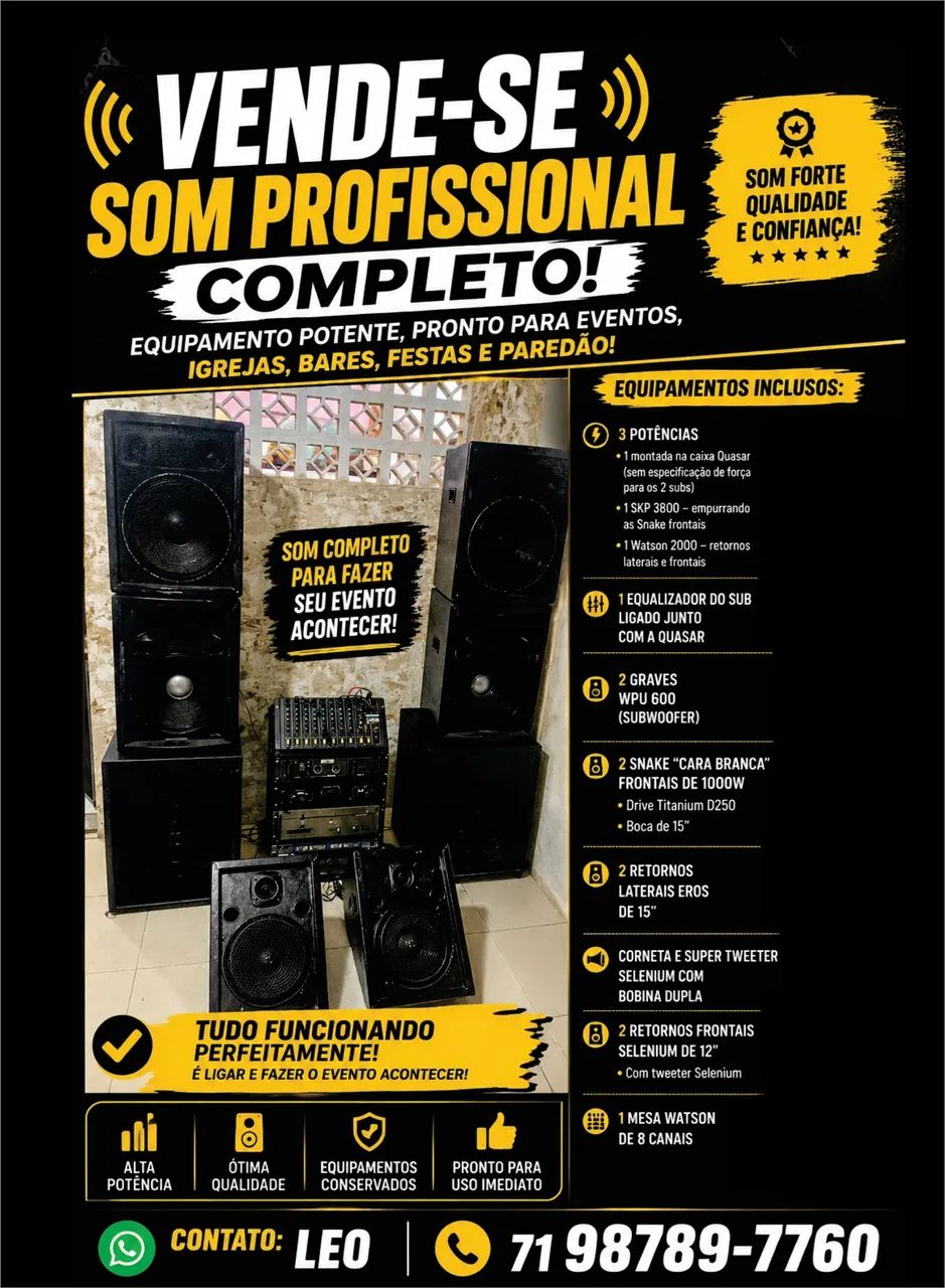 Som profissional